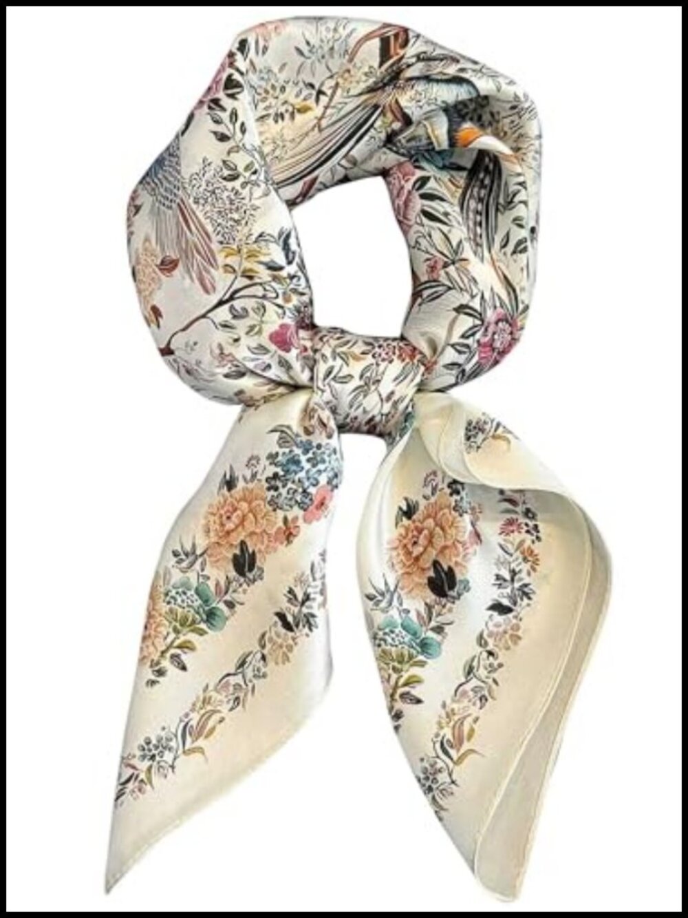 Silk Satin Head Scarf Hair Bandana Neck Scarf Women Lightweight